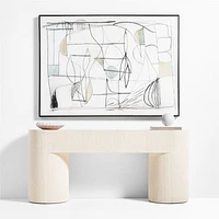 "Markmaking" by Dan Hobday Canvas 65"x47" Framed Wall Art Print