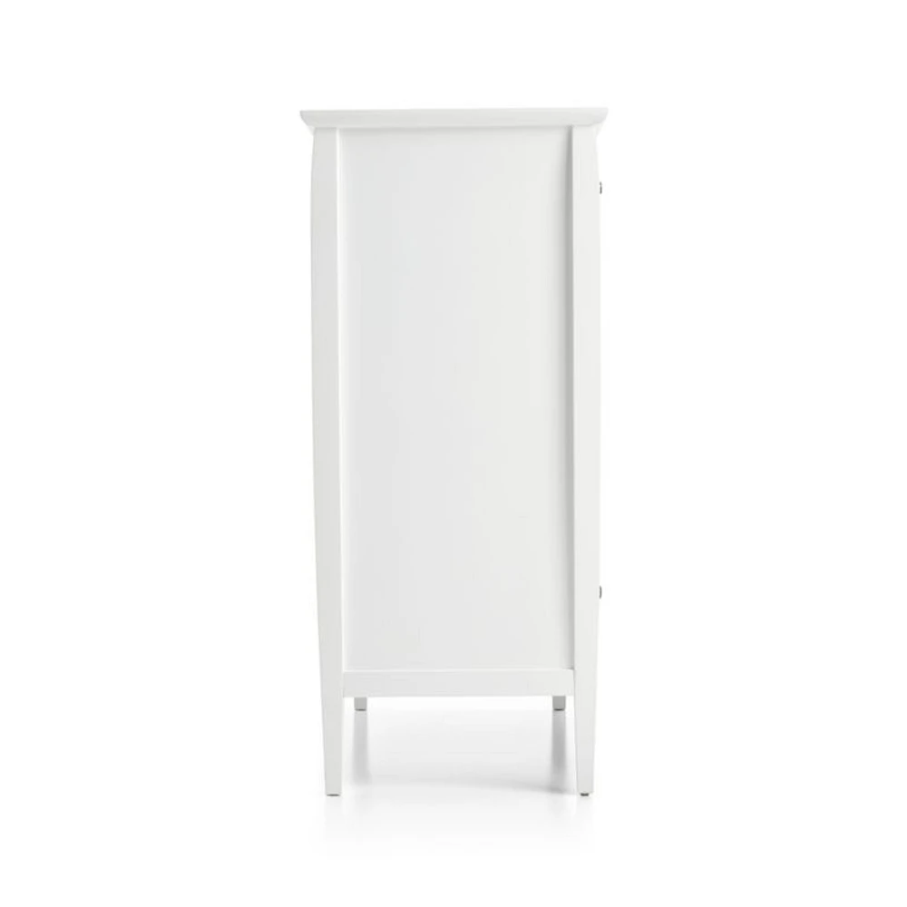 Mason White 5-Drawer Chest