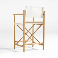 Mast Leather Director's Counter Stool by Leanne Ford