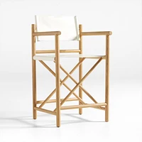 Mast Leather Director's Counter Stool by Leanne Ford