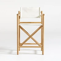 Mast Leather Director's Counter Stool by Leanne Ford