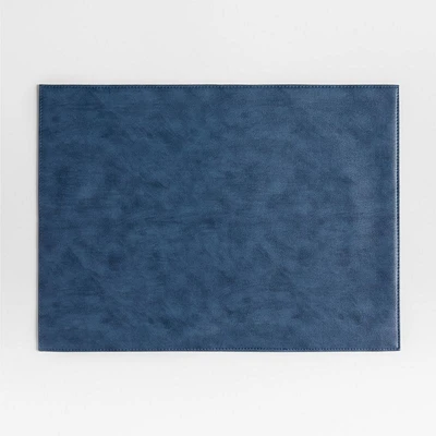 Maxwell Rectangular Blue Easy-Clean Placemat