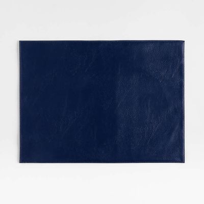 Maxwell Navy Rectangle Easy-Clean Placemat