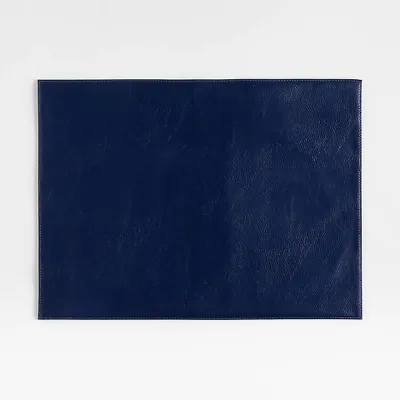 Maxwell Rectangle Navy Blue Easy-Clean Placemat