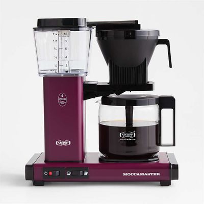 Moccamaster KBGV Glass Brewer 10-Cup Beetroot Coffee Maker