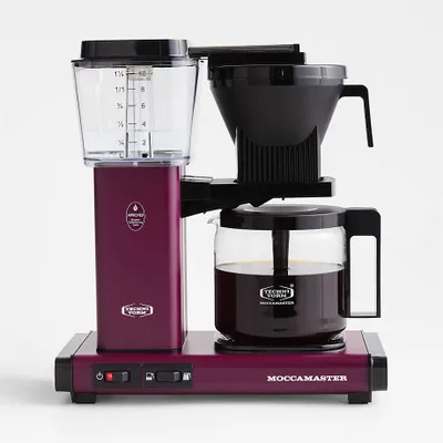 Moccamaster KBGV Select Glass Brewer 10-Cup Beetroot Coffee Maker