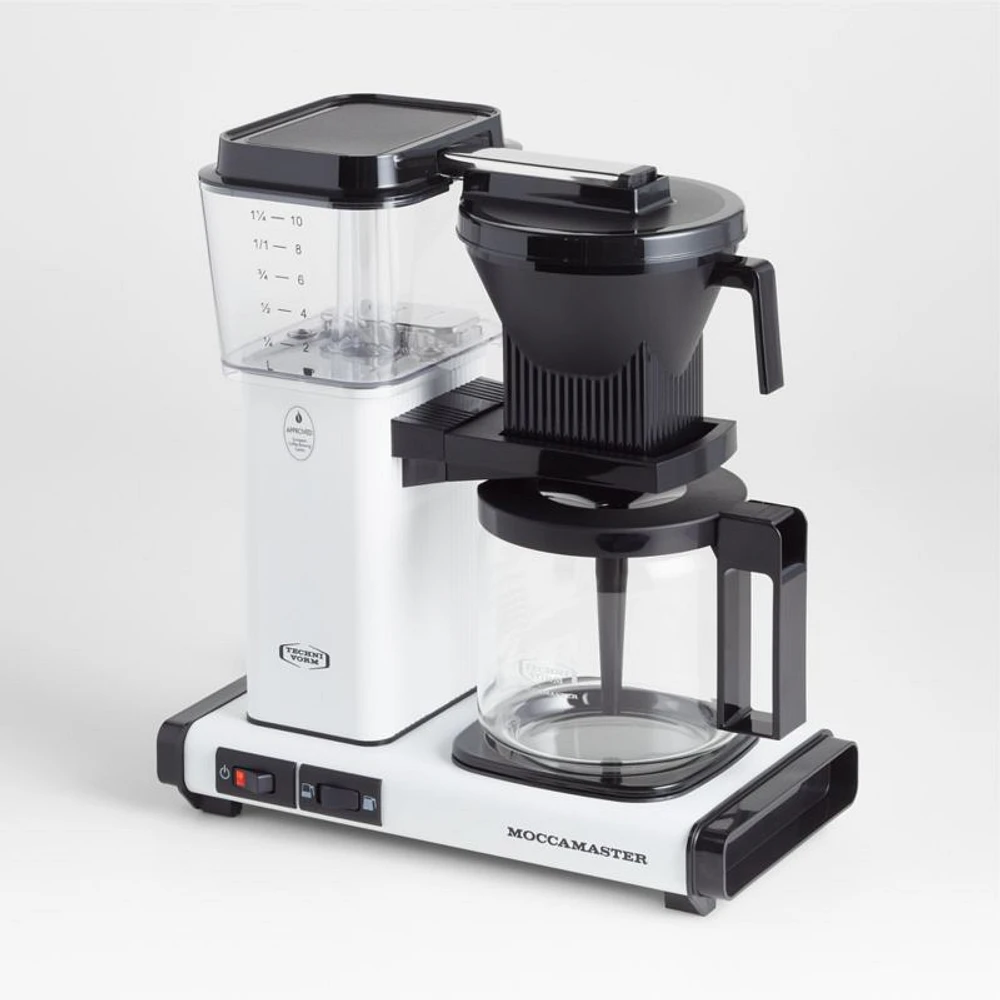 Moccamaster KBGV Select 10-Cup Glass Brewer Matte White Coffee Maker