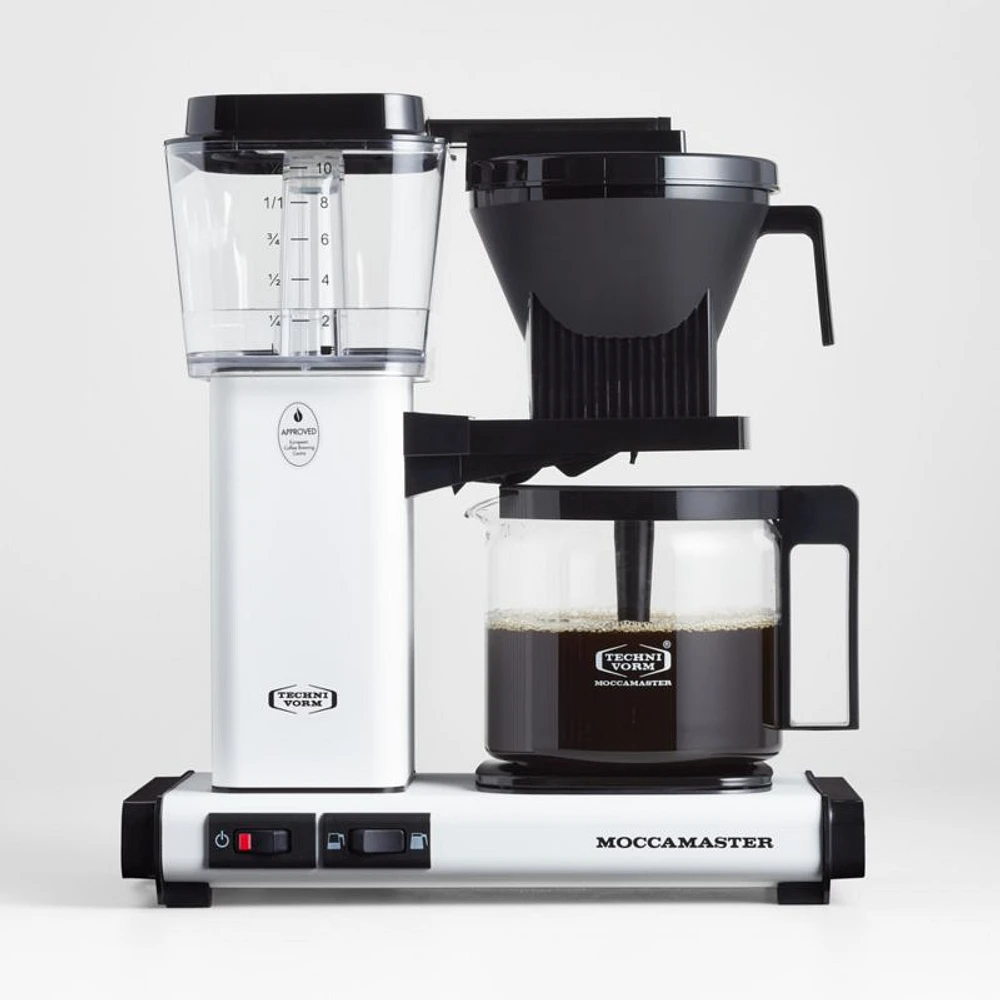 Moccamaster KBGV Select 10-Cup Glass Brewer Matte White Coffee Maker