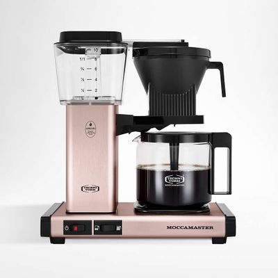 Moccamaster KBGV Glass Brewer 10-Cup Rose Gold Coffee Maker