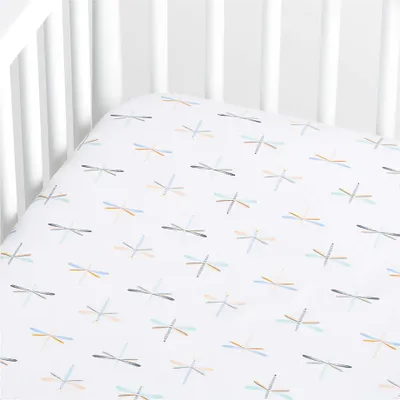 Meadow Organic Cotton Baby Crib Fitted Sheet