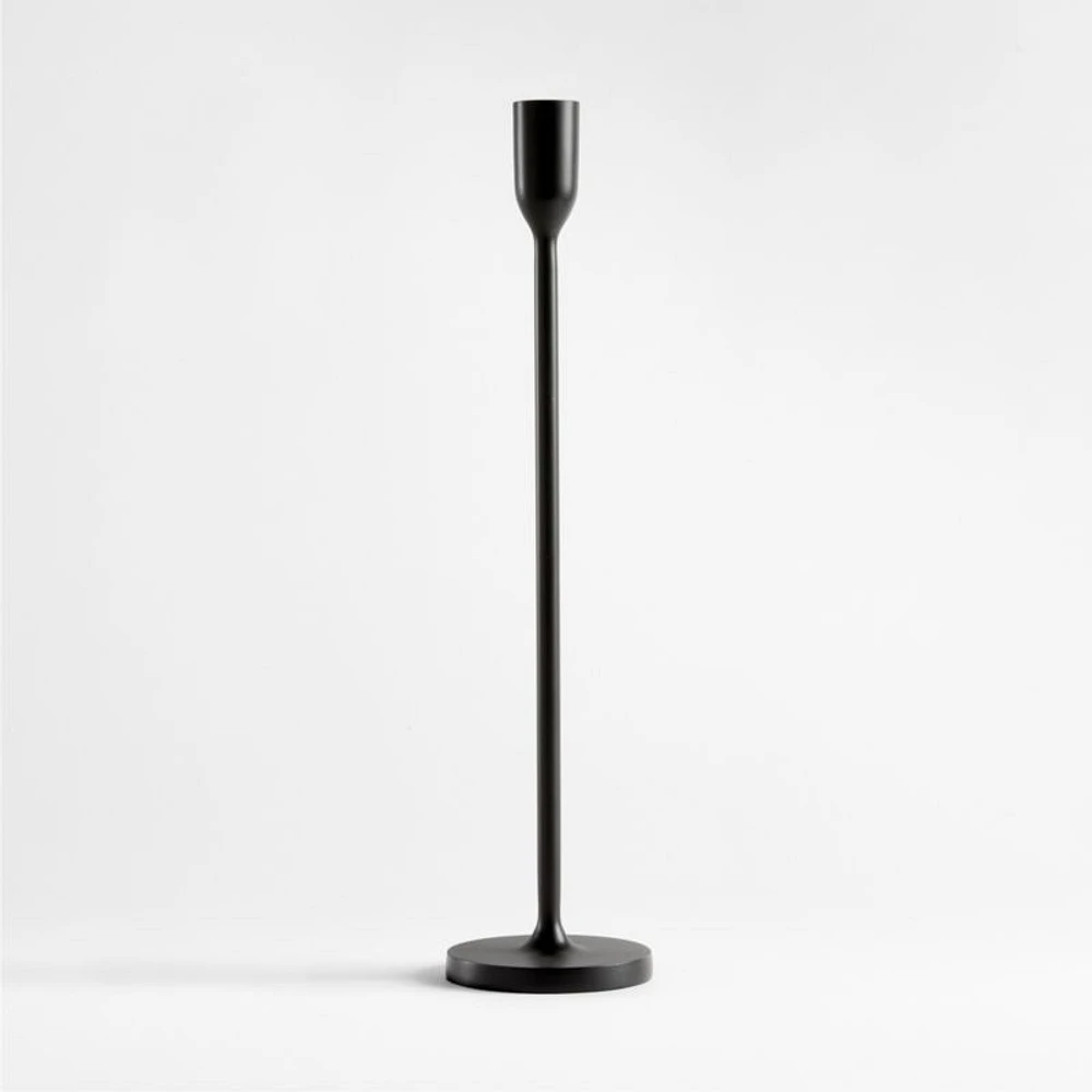 Megs Large Black Taper Candle Holder 18" by Leanne Ford
