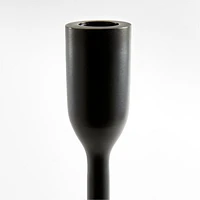 Megs Large Black Taper Candle Holder 18" by Leanne Ford