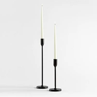 Megs Large Black Taper Candle Holder 18" by Leanne Ford