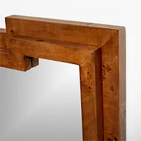 Memini Burl Wood Wall Mirror by Athena Calderone