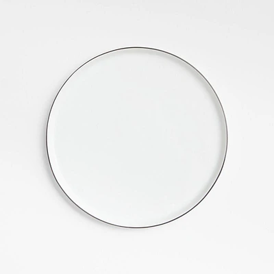 Mercer Black Rim Round Porcelain Salad Plate