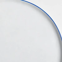 Mercer Rim Round Porcelain Dinner Plate