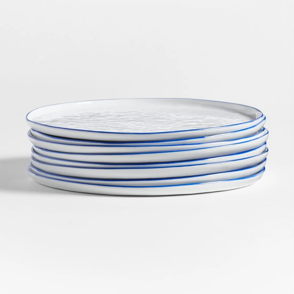 Mercer Rim Round Porcelain Dinner Plate