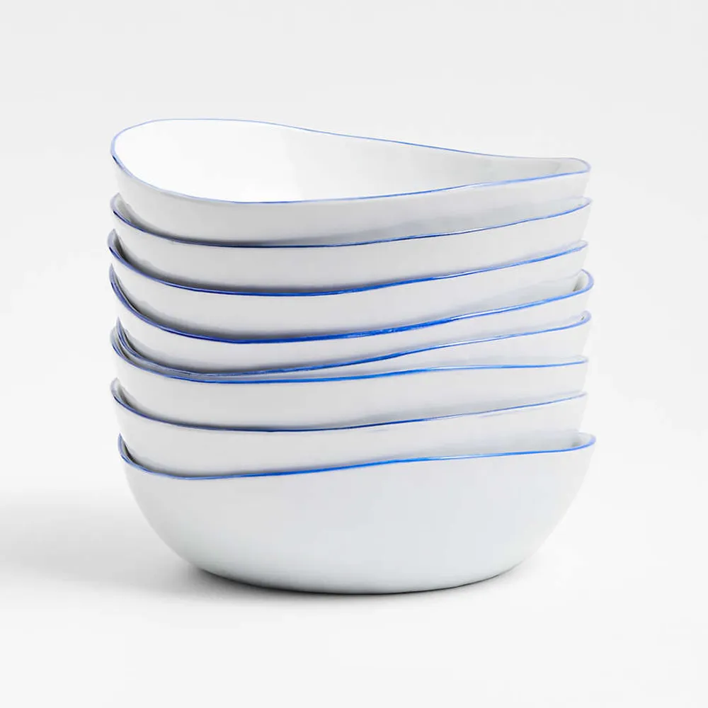 Mercer Rim Porcelain Low Bowl