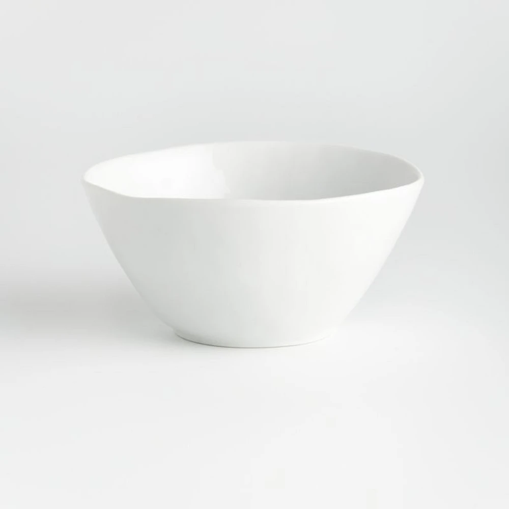 Mercer White Porcelain Cereal Bowls, Set of 8