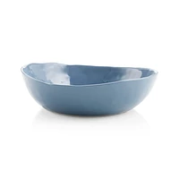 Mercer Denim Blue Porcelain Low Bowl