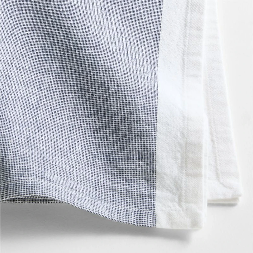 Mercer Deep Indigo Organic Cotton Dinner Napkin