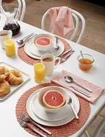 Mercer White Round Porcelain Dinner Plates, Set of 8