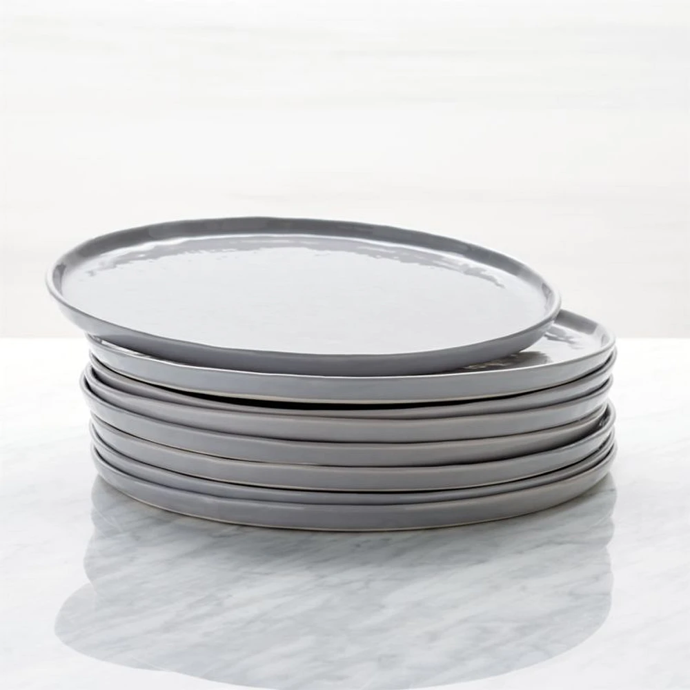 Mercer Grey Round Porcelain Dinner Plate