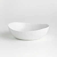 Mercer White Porcelain Low Bowls, Set of 8