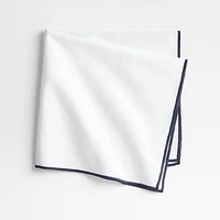 Mercer Merrow Stitch Indigo Napkins, Set of 4