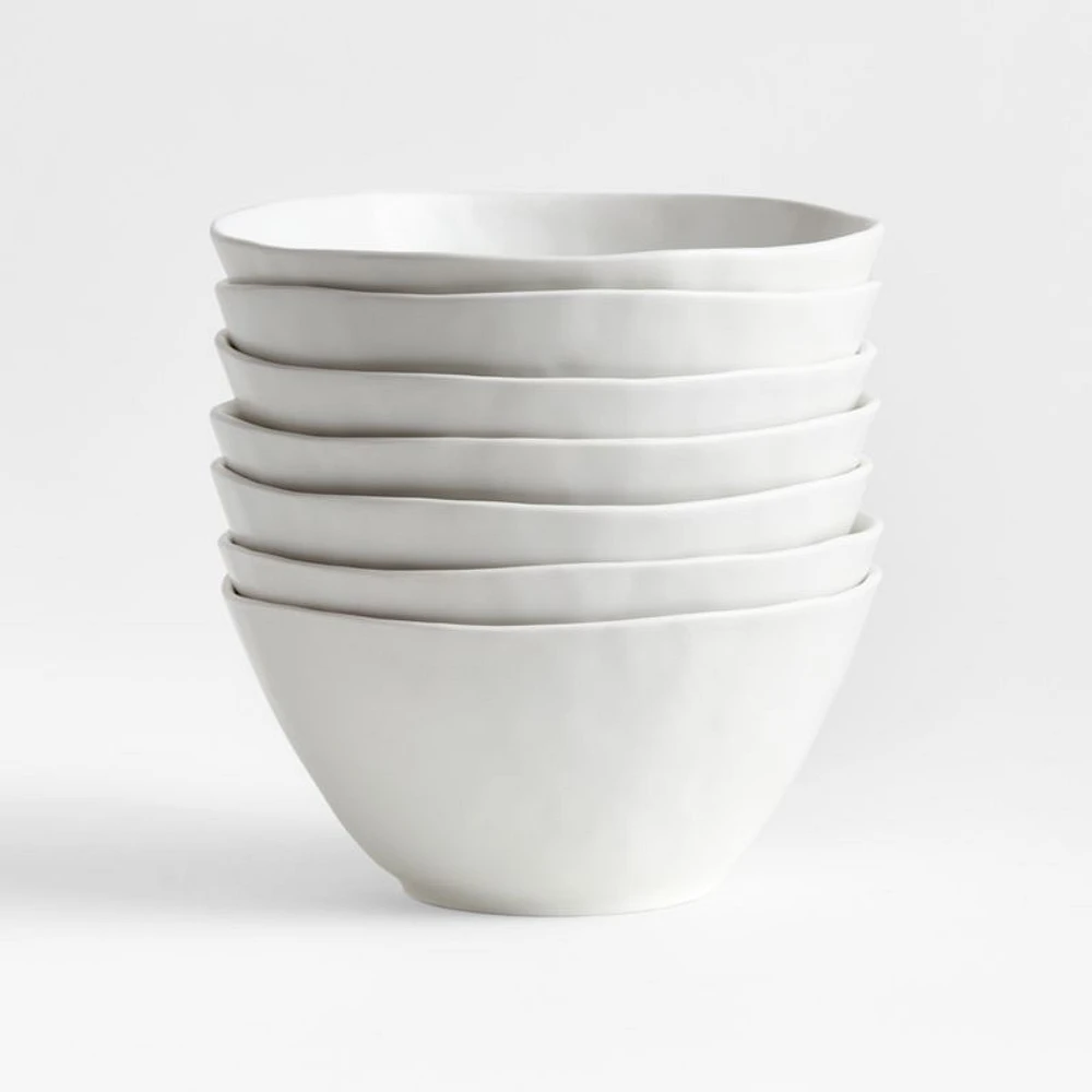 Mercer Matte White Porcelain Cereal Bowl