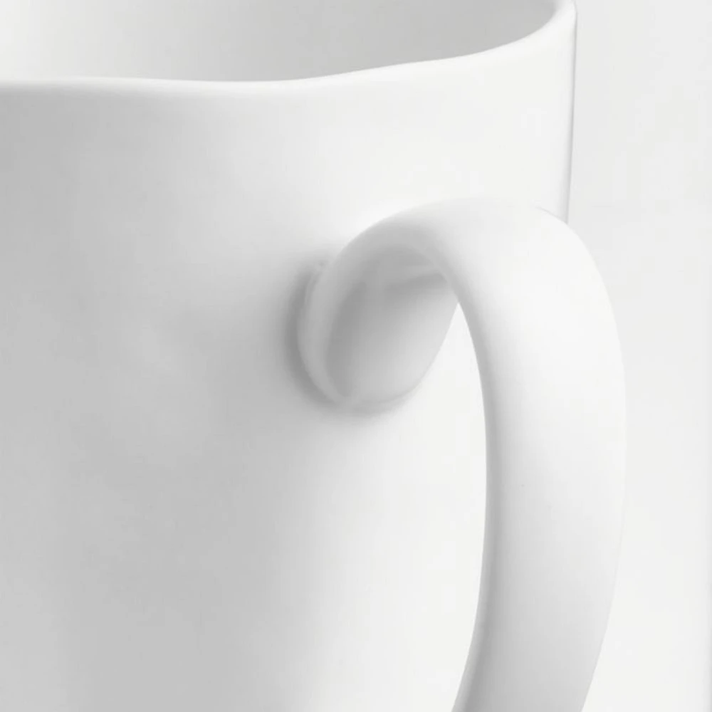 Mercer 14-oz. Matte White Porcelain Mug