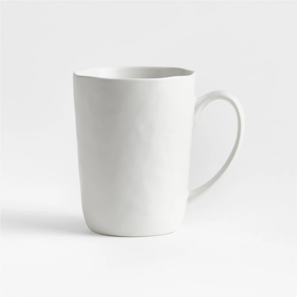 Mercer 14-oz. Matte White Porcelain Mug