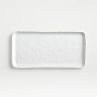 Mercer White Rectangular Porcelain Plate
