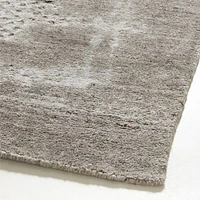 Milano Wool and Viscose Hand-Knotted Brown Rug Swatch 12"x18"