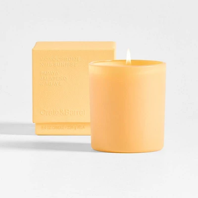 Monochrome No. 15 Sunrise -Wick Scented Candle - Papaya
