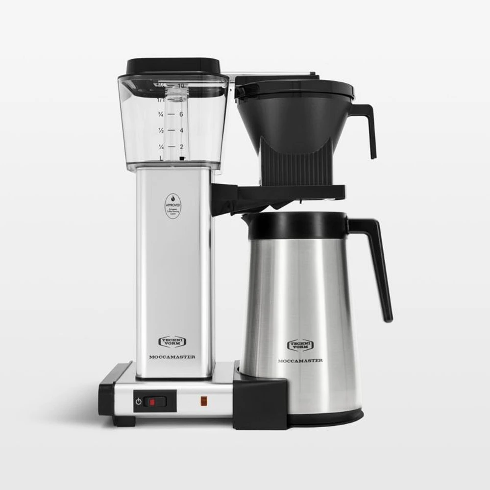 Moccamaster KBGT Thermal Brewer 10-Cup Polished Silver Coffee Maker