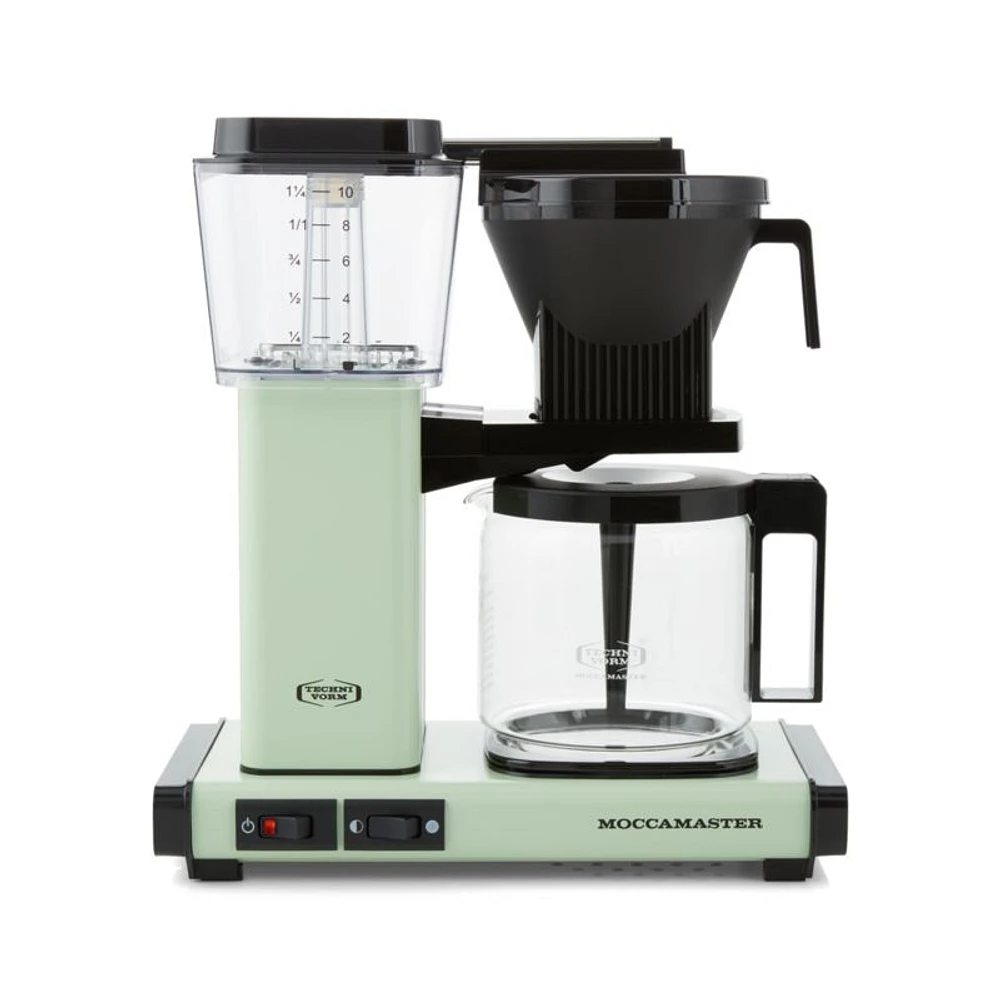 Moccamaster KBGV Select Glass Brewer 10-Cup Pistachio Coffee Maker