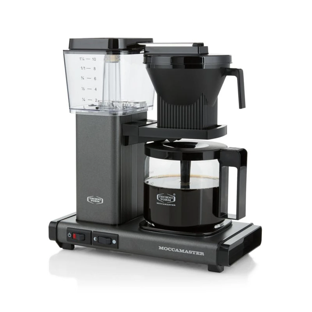 Moccamaster KBGV Select Glass Brewer 10-Cup Stone Grey Coffee Maker