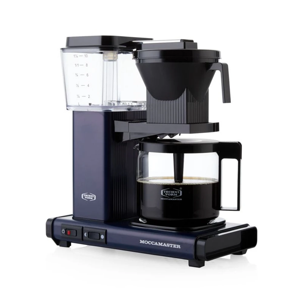 Moccamaster KBGV Select Glass Brewer 10-Cup Midnight Blue Coffee Maker