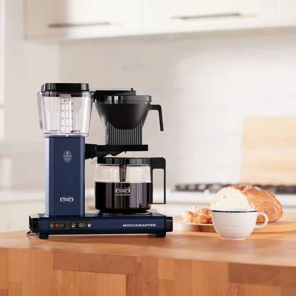 Moccamaster KBGV Select Glass Brewer 10-Cup Midnight Blue Coffee Maker