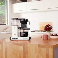 Moccamaster KBGV Select 10-Cup Glass Brewer Matte White Coffee Maker