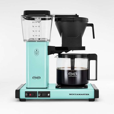Moccamaster KBGV Glass Brewer 10-Cup Turquoise Coffee Maker