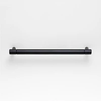 Modern 6" Flat-End Matte Black Cabinet Drawer Bar Pull