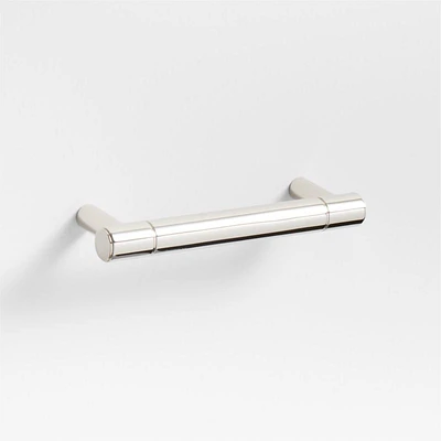 Modern 3" Flat-End Polished Chrome Cabinet Drawer Bar Pull