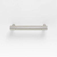 Modern 3" Flat-End Brushed Nickel Cabinet Drawer Bar Pull