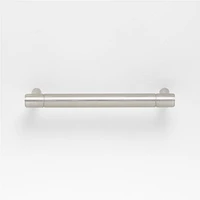 Modern 4" Flat-End Brushed Nickel Cabinet Drawer Bar Pull