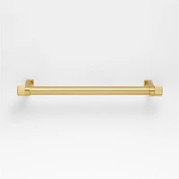 Modern 6" Fluted Brushed Brass Cabinet Drawer Bar Pull