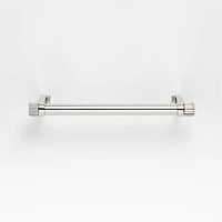 Modern 5" Fluted Polished Chrome Cabinet Drawer Bar Pull