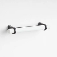 Modern Marble Black Cabinet Drawer Bar Pull 5"