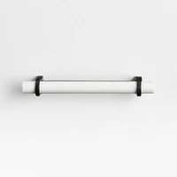 Modern Marble Black Cabinet Drawer Bar Pull 5"